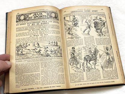 1940s – 300 Pages Almanach Hachette – Vintage French almanac – Wartime edition of the “Practical Life Encyclopedia”