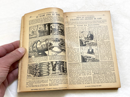1940s – 350 Pages Almanach Hachette – Vintage French almanac – Wartime edition of the “Practical Life Encyclopedia”