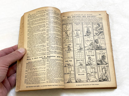 1940s – 350 Pages Almanach Hachette – Vintage French almanac – Wartime edition of the “Practical Life Encyclopedia”