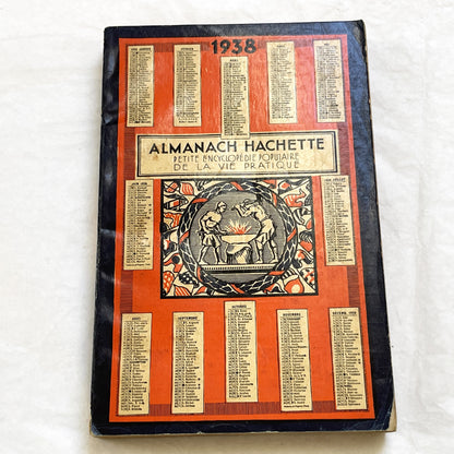 1930s – 380 Pages Almanach Hachette – Vintage French illustrated almanac – Practical life & cultural encyclopedia