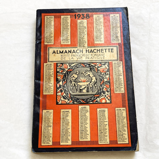 1930s – 380 Pages Almanach Hachette – Vintage French illustrated almanac – Practical life & cultural encyclopedia