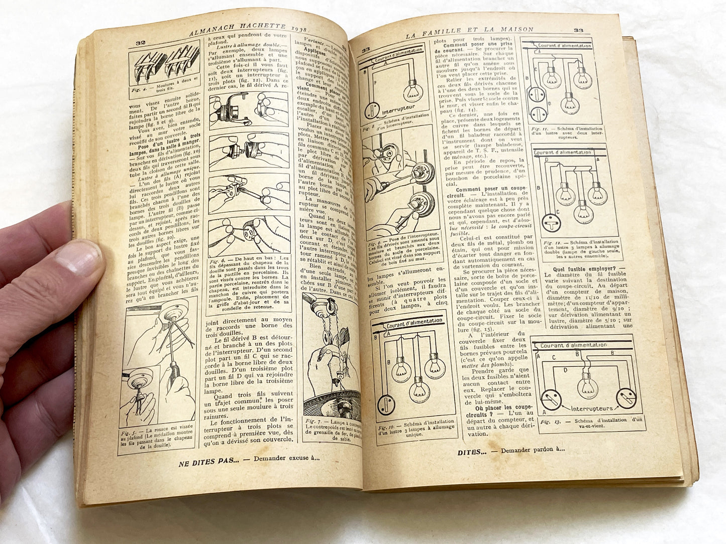 1930s – 380 Pages Almanach Hachette – Vintage French illustrated almanac – Practical life & cultural encyclopedia