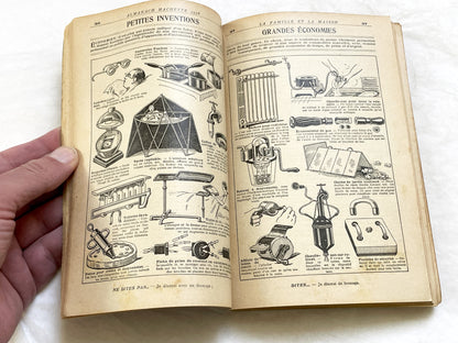 1930s – 380 Pages Almanach Hachette – Vintage French illustrated almanac – Practical life & cultural encyclopedia