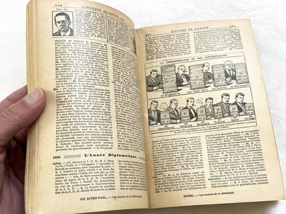1930s – 380 Pages Almanach Hachette – Vintage French illustrated almanac – Practical life & cultural encyclopedia