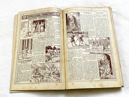 1930s – 430 Pages Almanach Hachette – Vintage French illustrated almanac – Practical life & cultural encyclopedia