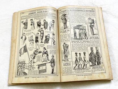 1930s – 430 Pages Almanach Hachette – Vintage French illustrated almanac – Practical life & cultural encyclopedia