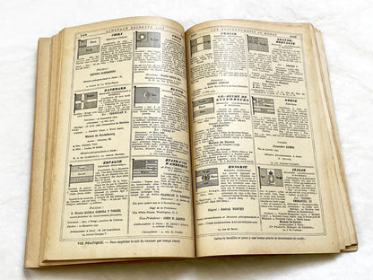 1930s – 430 Pages Almanach Hachette – Vintage French illustrated almanac – Practical life & cultural encyclopedia