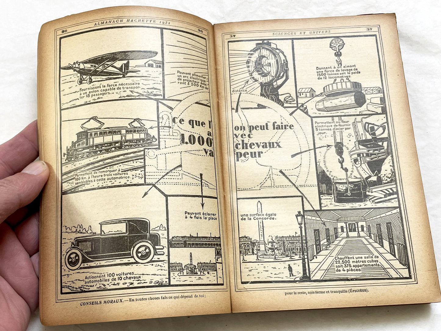 1930s – 460 Pages - Almanach Hachette – Vintage French illustrated almanac – Practical life & cultural encyclopedia