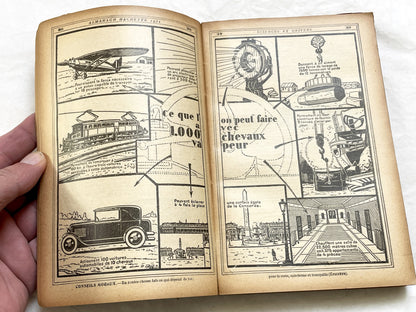 1930s – 460 Pages - Almanach Hachette – Vintage French illustrated almanac – Practical life & cultural encyclopedia