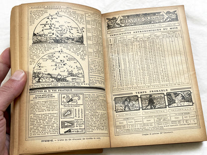 1930s – 460 Pages - Almanach Hachette – Vintage French illustrated almanac – Practical life & cultural encyclopedia