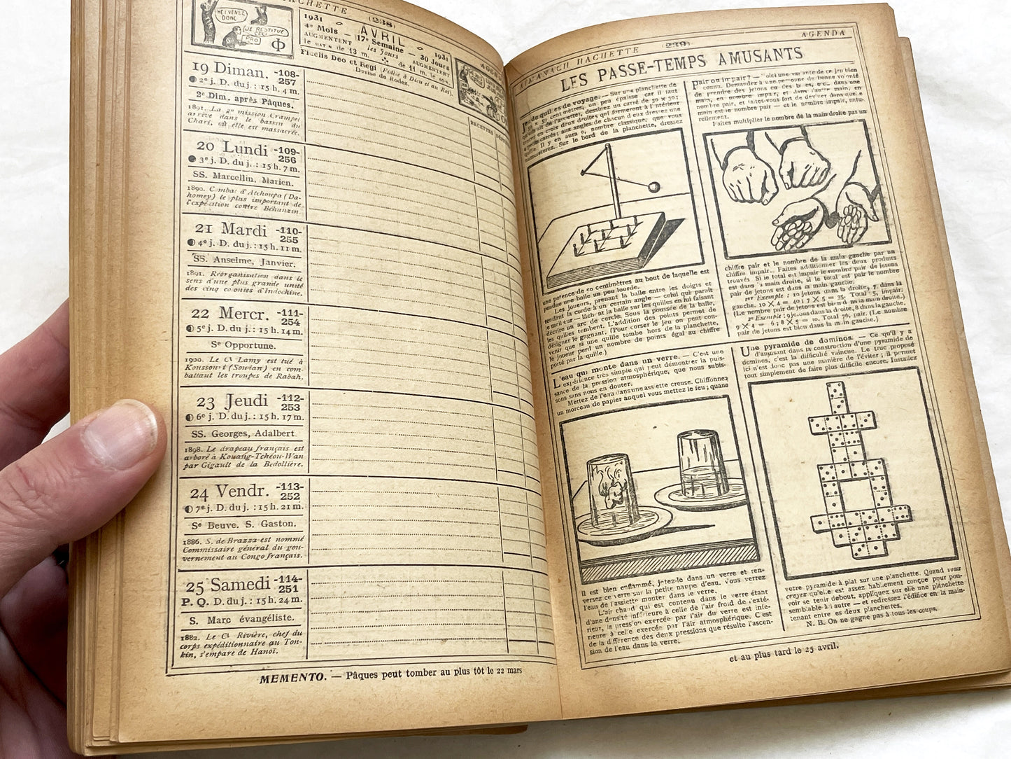 1930s – 460 Pages - Almanach Hachette – Vintage French illustrated almanac – Practical life & cultural encyclopedia