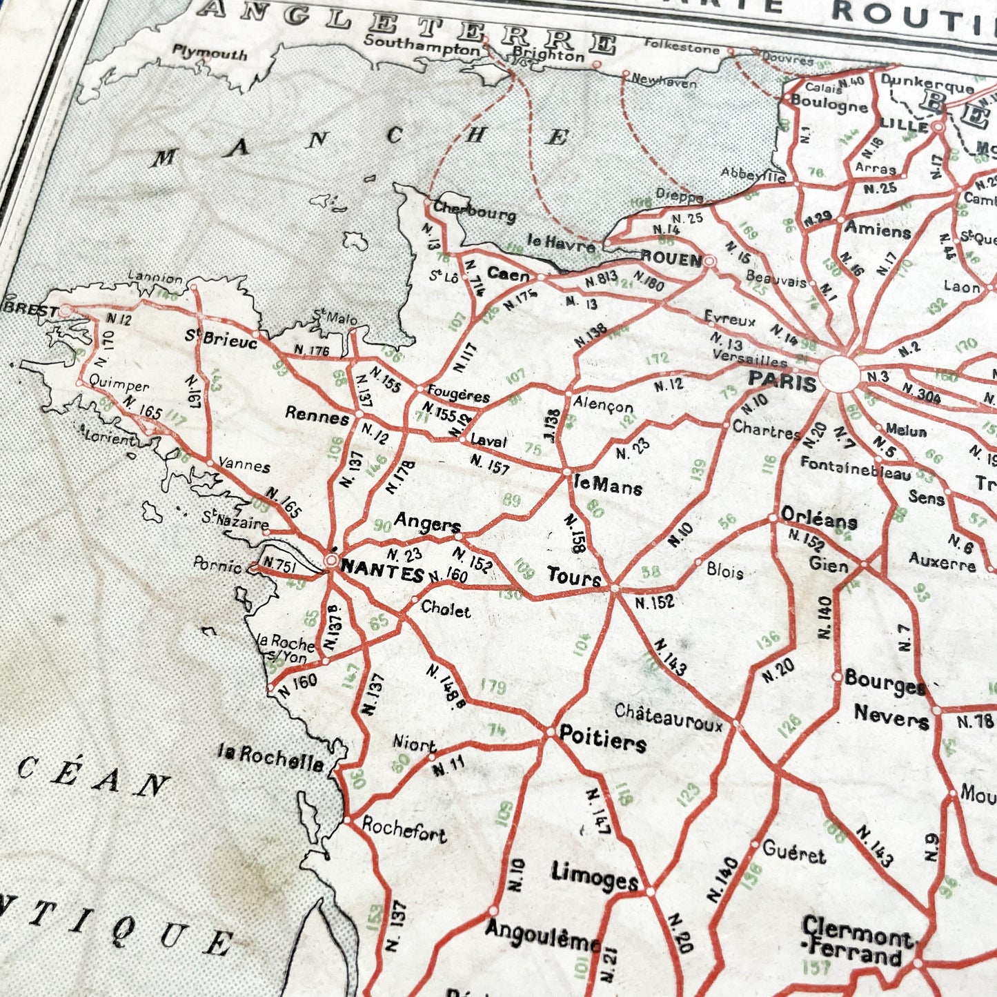 1940s - Vintage French 1948 Almanac Calendar Des Postes, Télégraphes, Téléphones - Mountain Harvest Scene - Saints - Astronomy - Historical