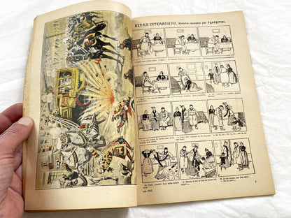 1900s - Vintage 1907 French Almanach Du Pelerin - Illustrated Catholic Historical Events Magazine - Palais De La Paix - Zouaves