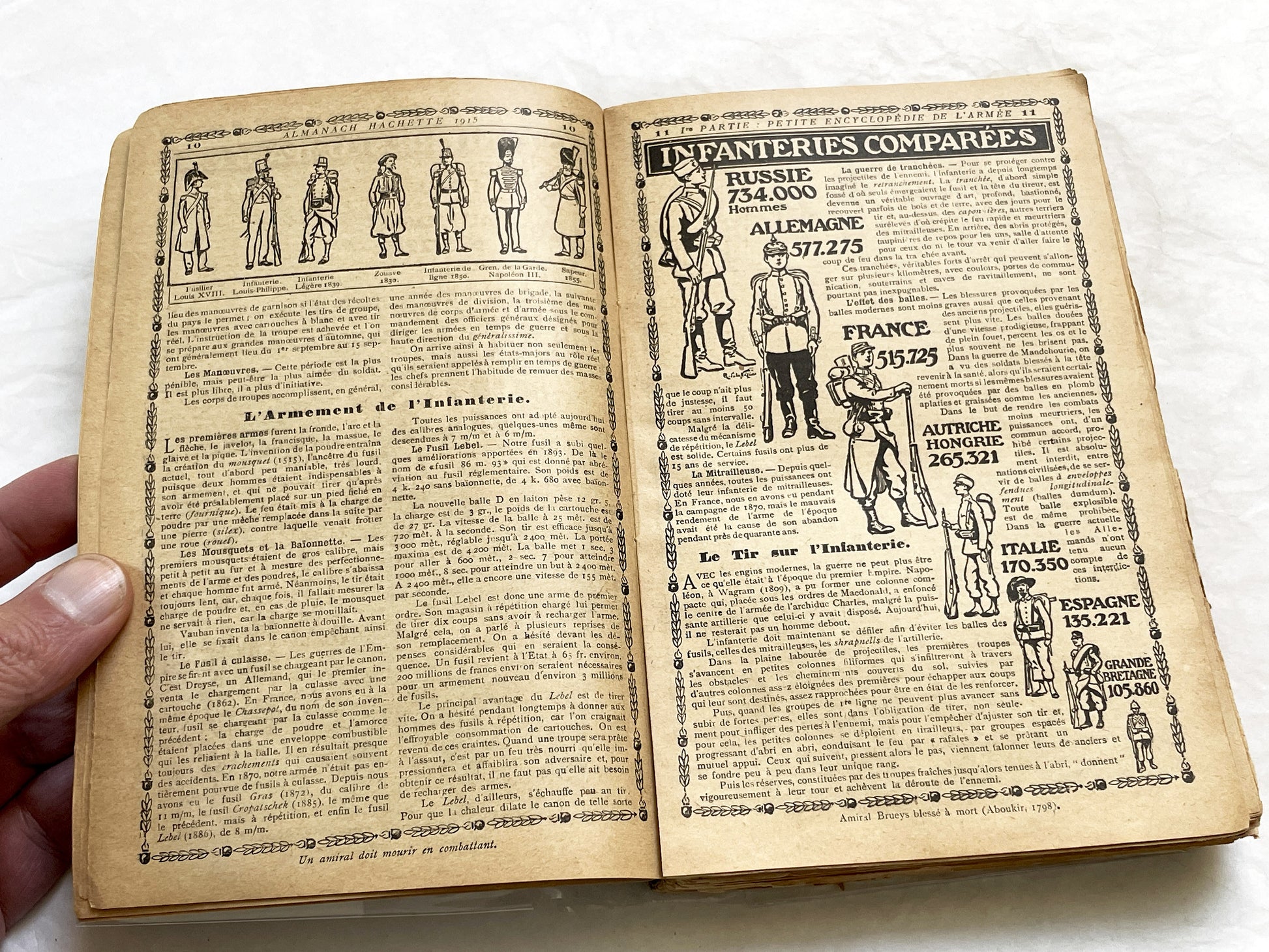 1910s – 500 Pages Almanach Hachette – Vintage French almanac – WWI edition “Petite Encyclopédie de la Vie Pratique”