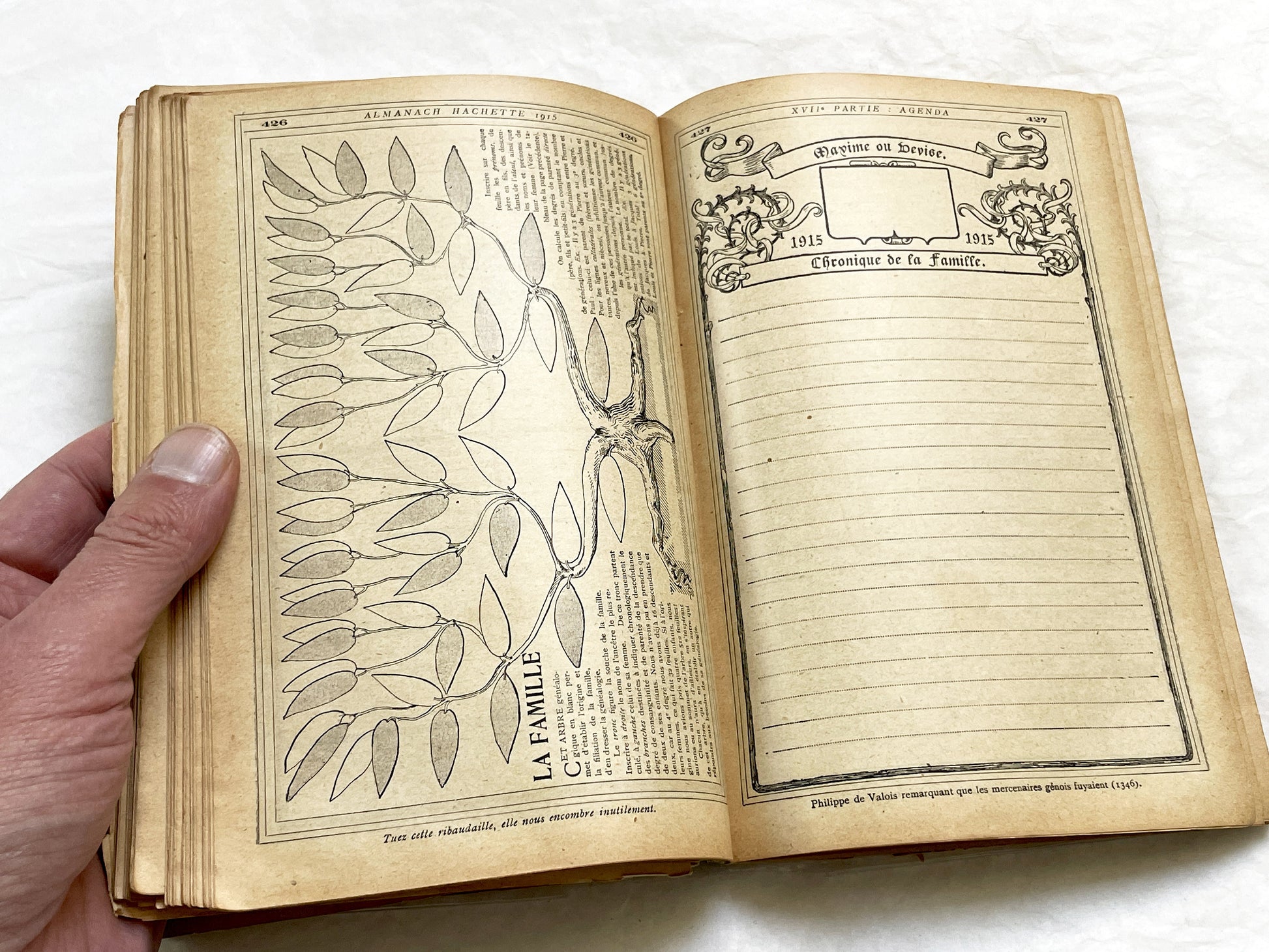 1910s – 500 Pages Almanach Hachette – Vintage French almanac – WWI edition “Petite Encyclopédie de la Vie Pratique”