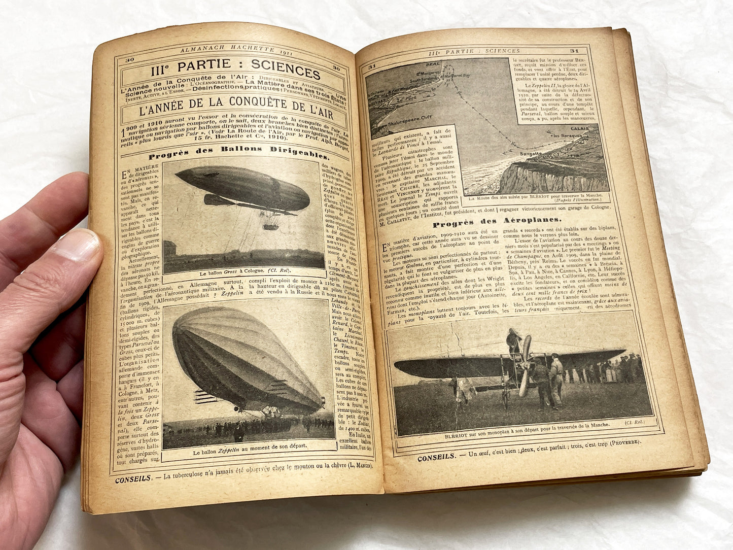 1910s – 540 Pages Almanach Hachette – Vintage Hachette Almanach – Early 1900s French Illustrated Yearbook