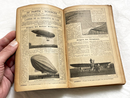 1910s – 540 Pages Almanach Hachette – Vintage Hachette Almanach – Early 1900s French Illustrated Yearbook