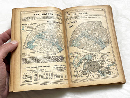 1910s – 540 Pages Almanach Hachette – Vintage Hachette Almanach – Early 1900s French Illustrated Yearbook