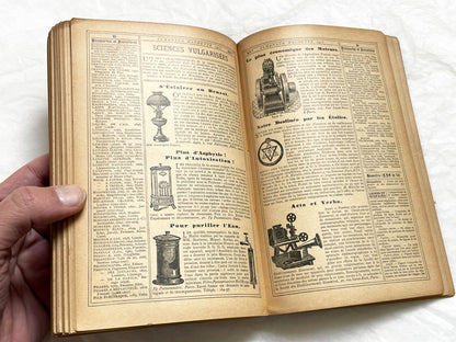 1910s – 540 Pages Almanach Hachette – Vintage Hachette Almanach – Early 1900s French Illustrated Yearbook
