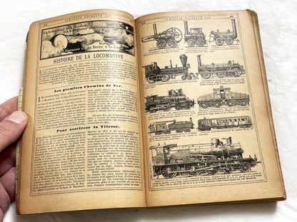 1900s – 530 Pages Almanach Hachette – Vintage Hachette Almanach – Early 1900s French Illustrated Yearbook