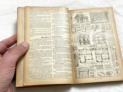 1894 – 400 Pages - Almanach Hachette 1894 – First Edition – Vintage French illustrated almanac – Practical life & advertising encyclopedia