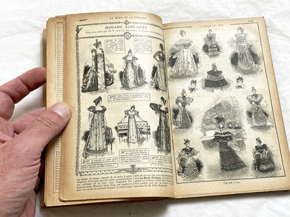 1894 – 400 Pages - Almanach Hachette 1894 – First Edition – Vintage French illustrated almanac – Practical life & advertising encyclopedia