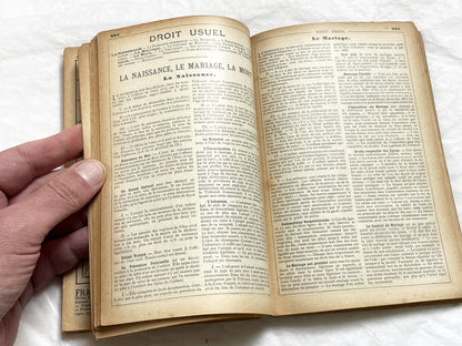 1894 – 400 Pages - Almanach Hachette 1894 – First Edition – Vintage French illustrated almanac – Practical life & advertising encyclopedia