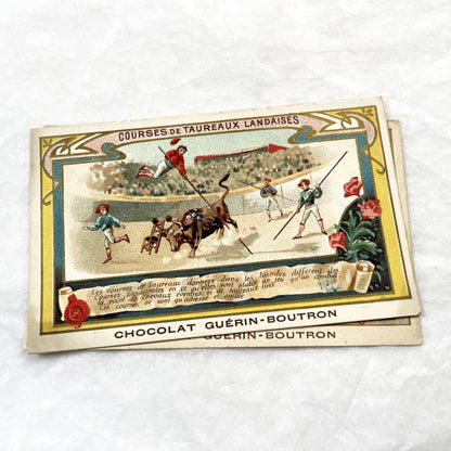 1900s - 6 French Chocolat Advertising Chromos - Vintage Collection - Cultural Traditions - Historical Events - Regional Customs 