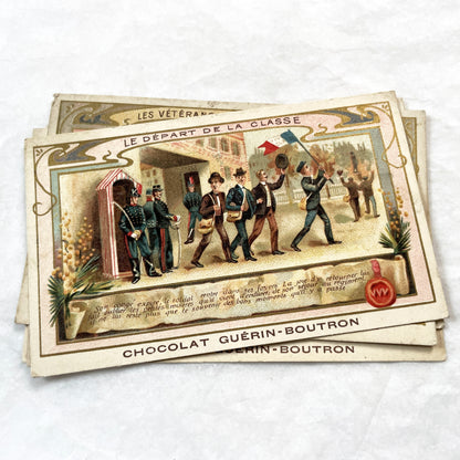1900s - 6 French Chocolat Advertising Chromos - Vintage Collection - Cultural Traditions - Historical Events - Regional Customs 
