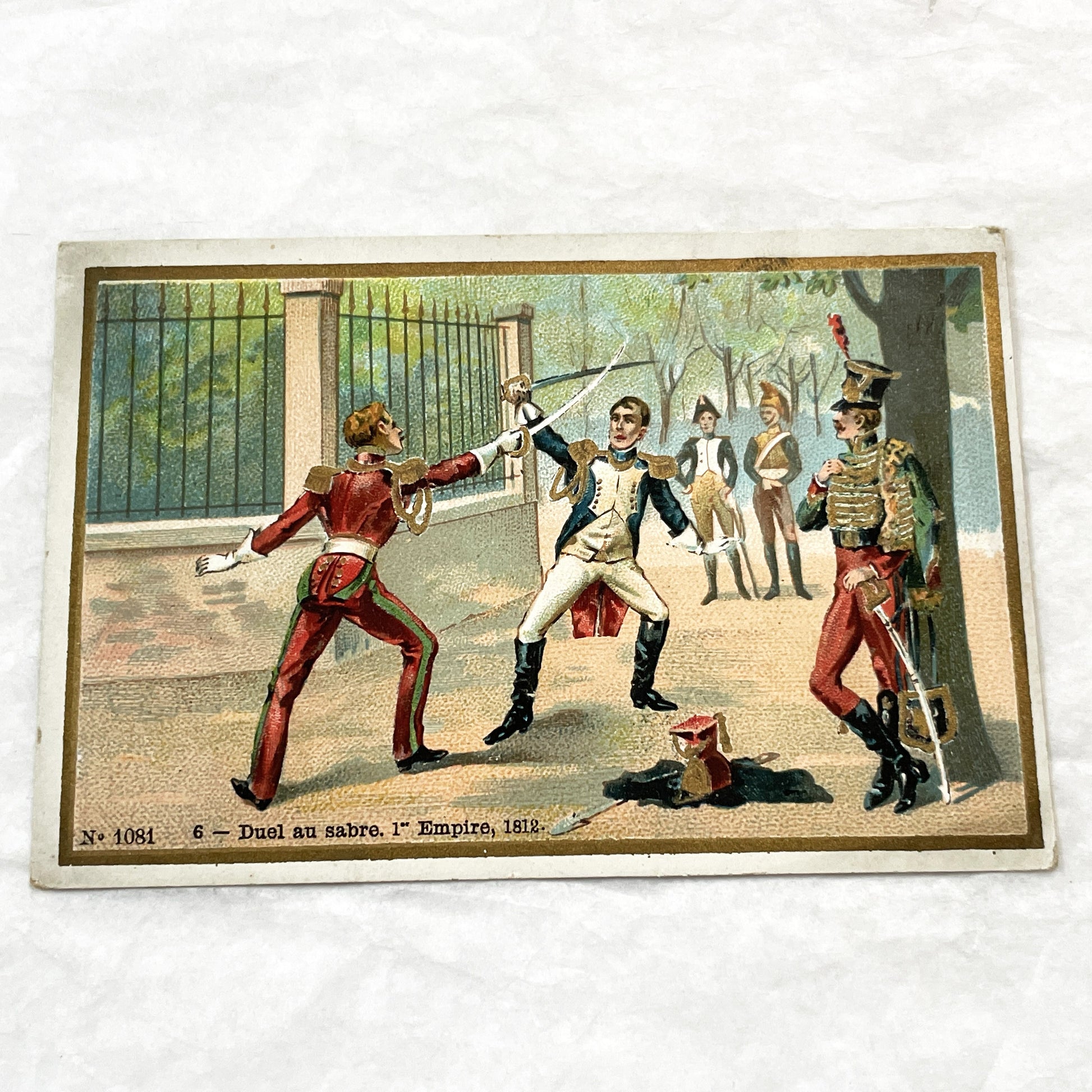 1900s - 5 Antique French Advertising Chromos - Historical & Folkloric Scenes - La Belle Jardinière Trade Cards - Collectible Ephemera