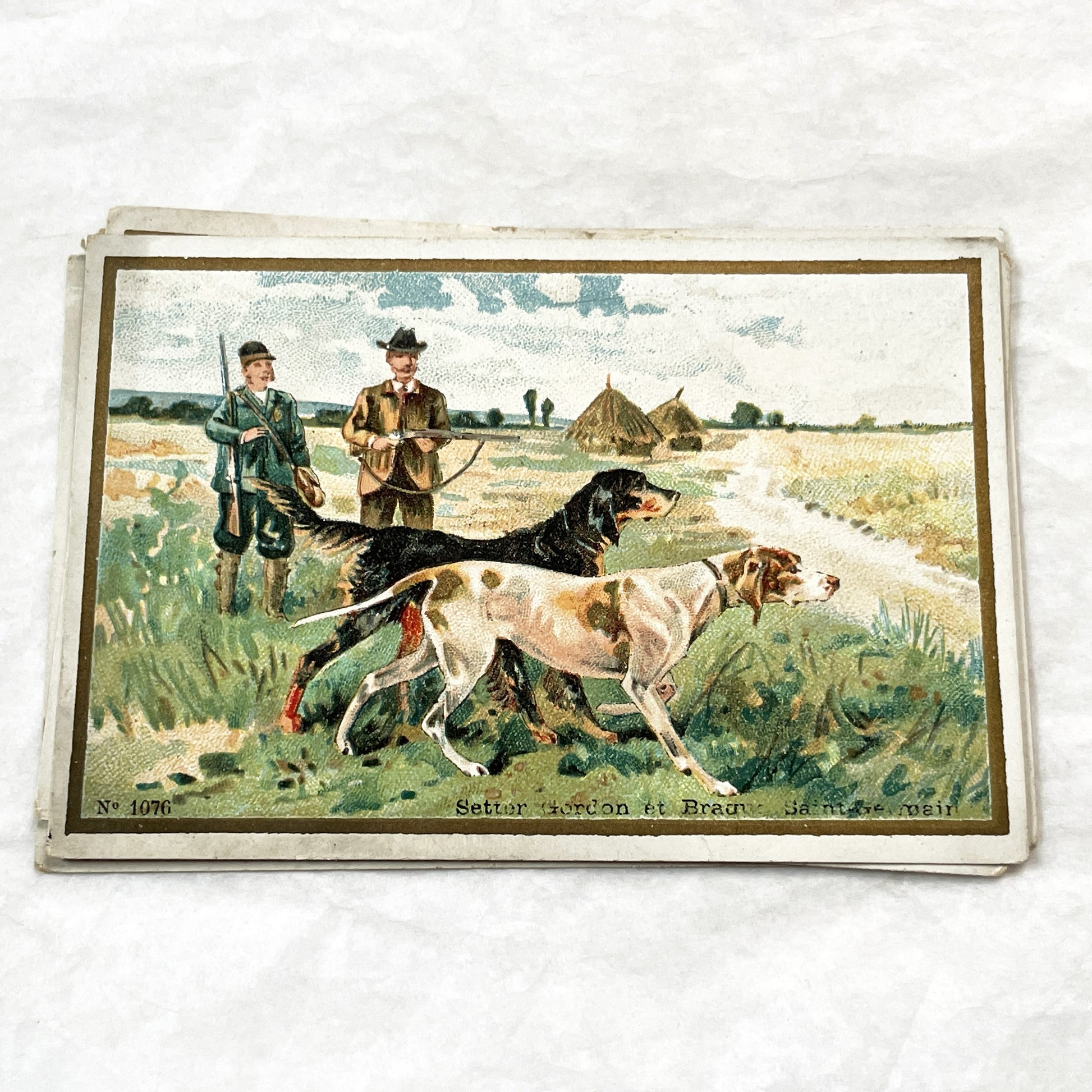 1900s - 5 Antique French Advertising Chromos - Historical & Folkloric Scenes - La Belle Jardinière Trade Cards - Collectible Ephemera