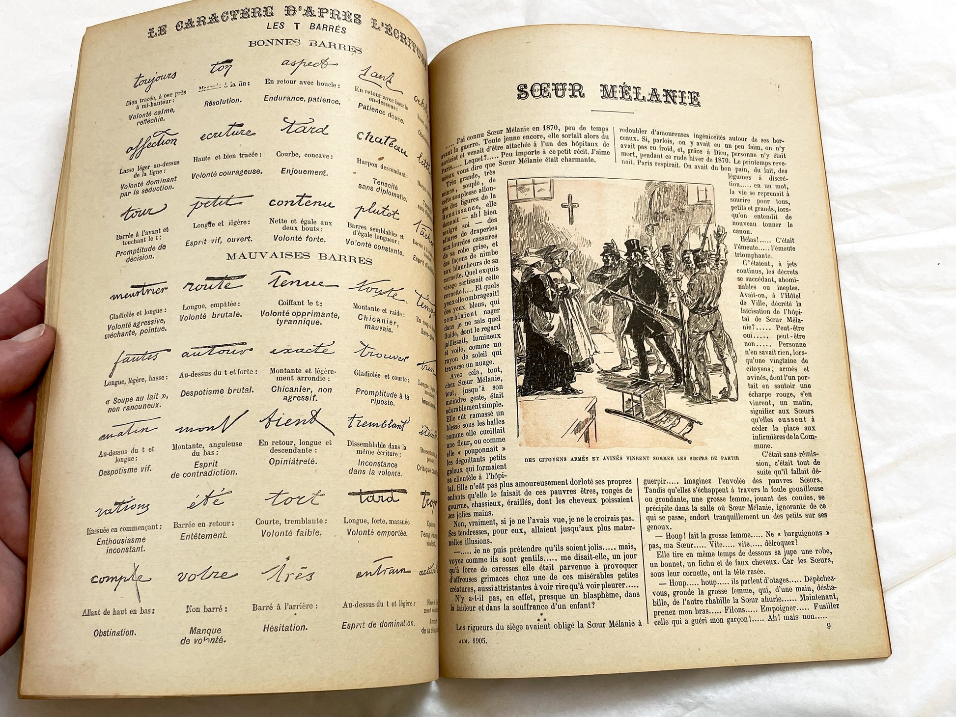 1900s - Antique French Religious Almanac Le Pelerin 1905 - Illustrated Catholic Publication - Vintage European Collectible Book from Paris.