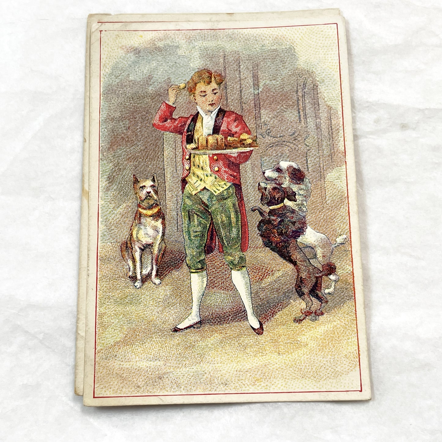 Late 19th - 2 French Chicory Trade Cards - Williot Fils Poix-du-Nord Advertising - Victorian Era Chromolithography Art Prints - Ephemera