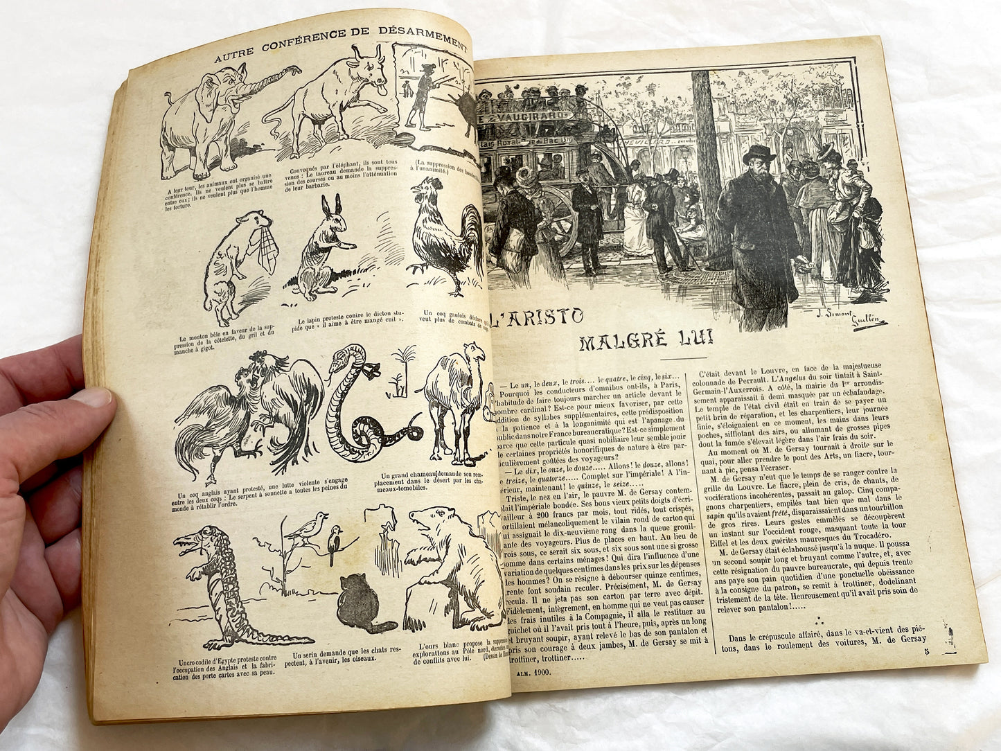 1900s - Vintage Almanac - Le Pelerin Illustrated Annual - Catholic Publication - Paris 1900 - Historical Document - Religious Heritage