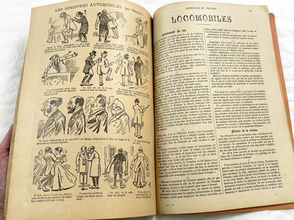 Late 19th - 1898 Almanach Du Pèlerin - Antique French Catholic Pilgrim's Almanac - Illustrated Religious Historical Annual Book
