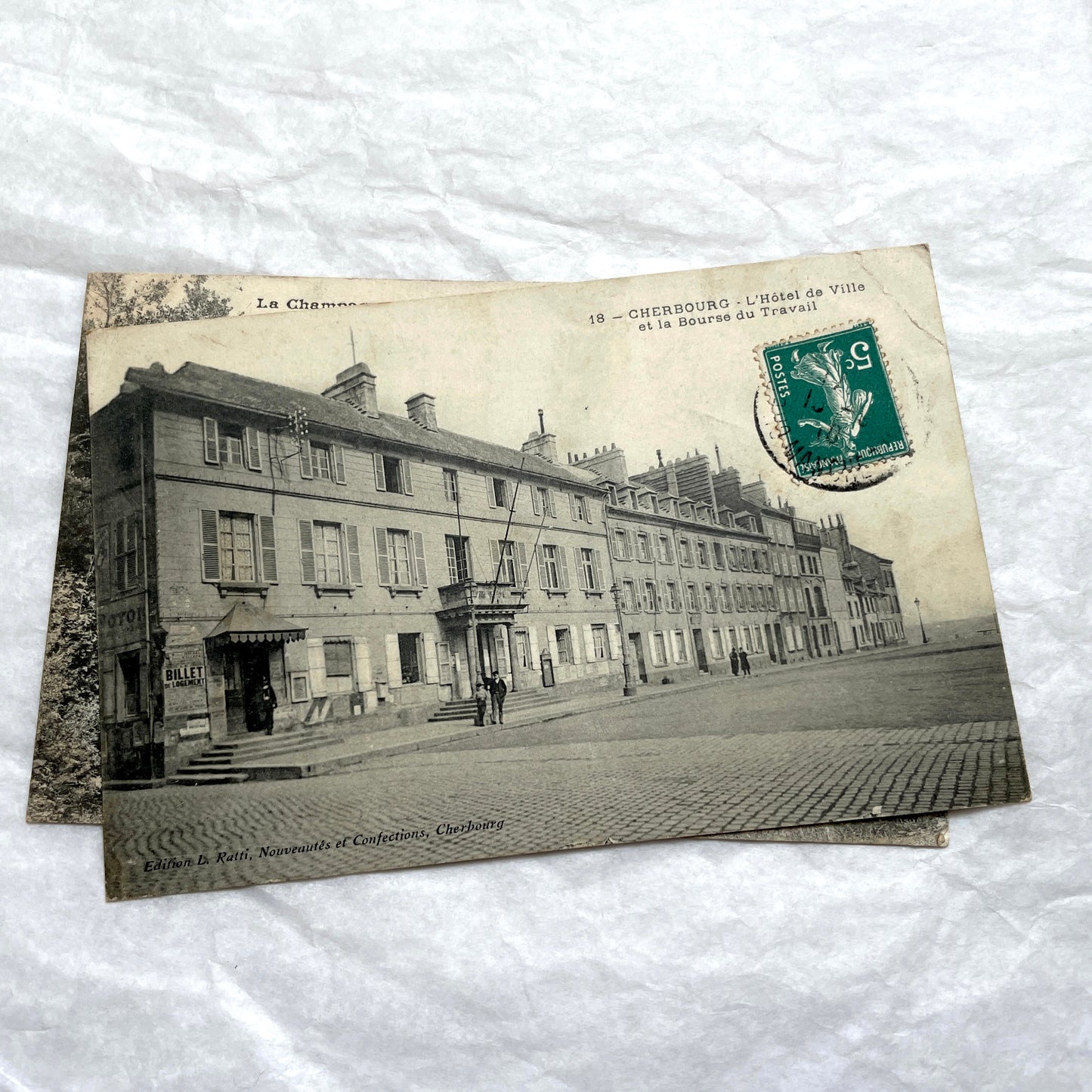 Lot of 8 1900s French postcards depicting various early 20th-century French towns, cities, and landscapes.
