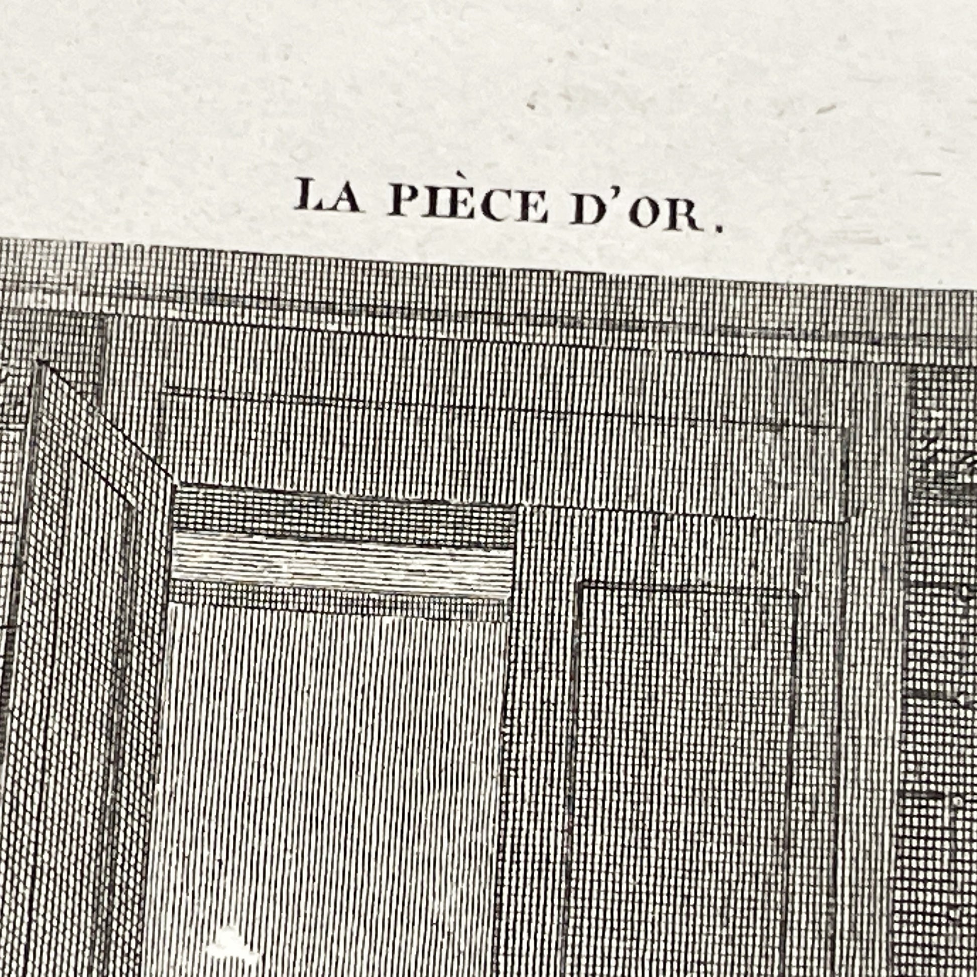 Early 19th - French Engraving with Hand-Coloring - 'La Pièce d'Or' Scene - Family - Children - Historical Art Print by Chasselat