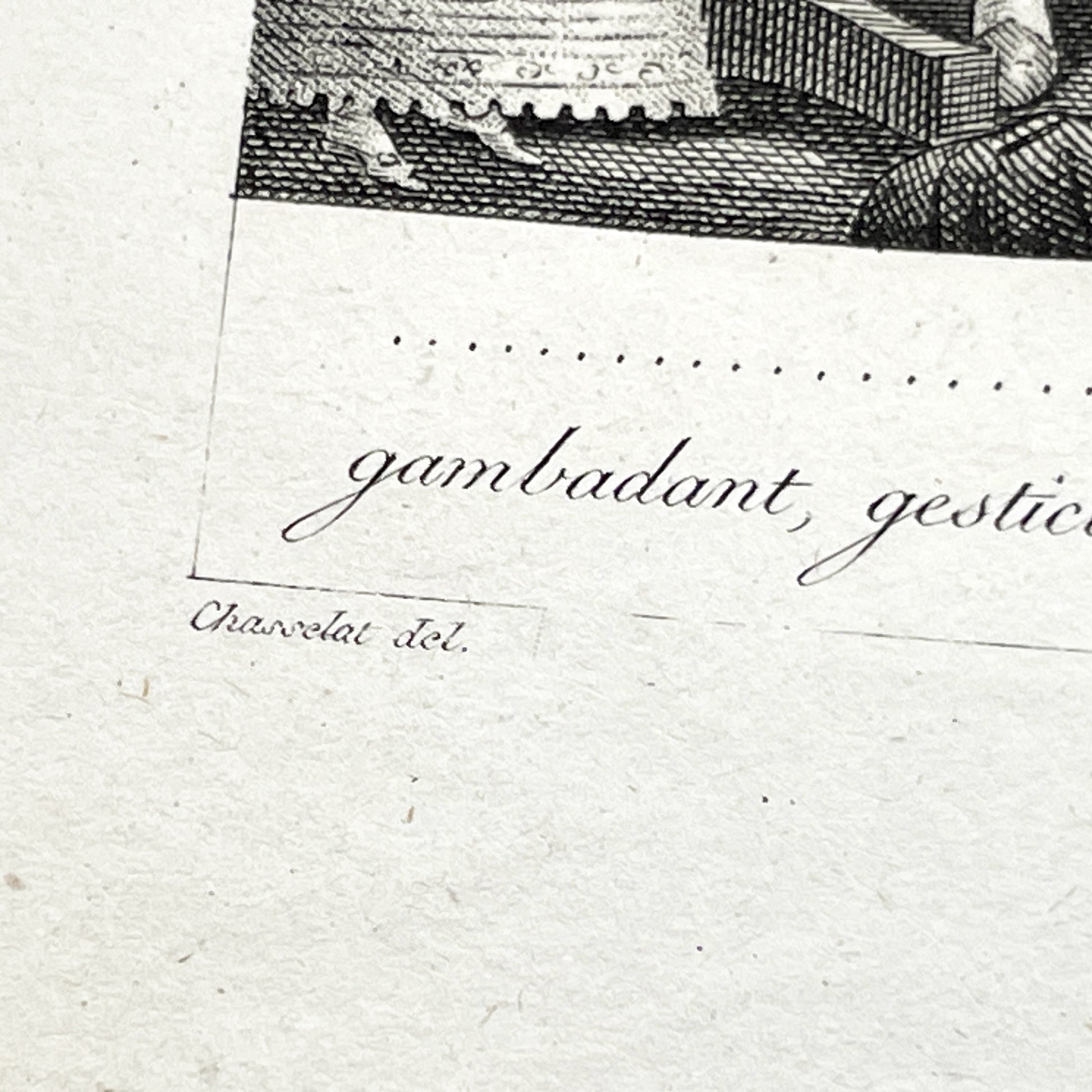 Early 19th - French Engraving with Hand-Coloring - 'La Pièce d'Or' Scene - Family - Children - Historical Art Print by Chasselat