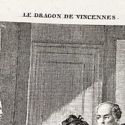 Early 19th - French Engraving - Dramatic Scene with Military Officer, Woman, and Man - Illustration by Chasselat