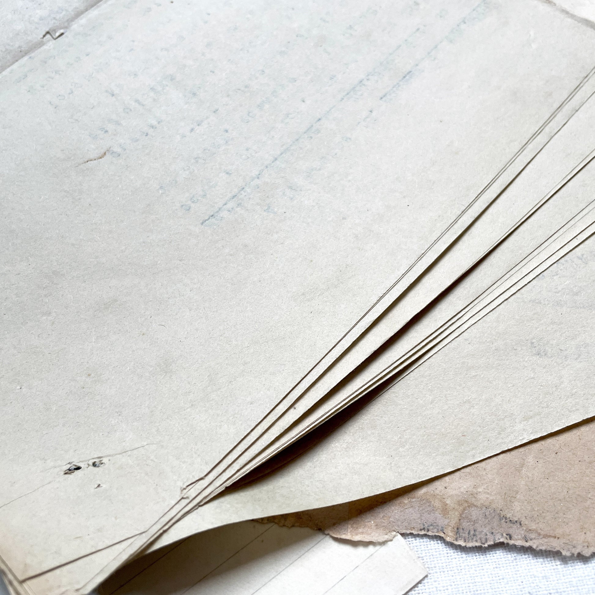 1950s - Vintage Ephemera Lot – French Letters, Invoices & Legal Documents from Notary Archive