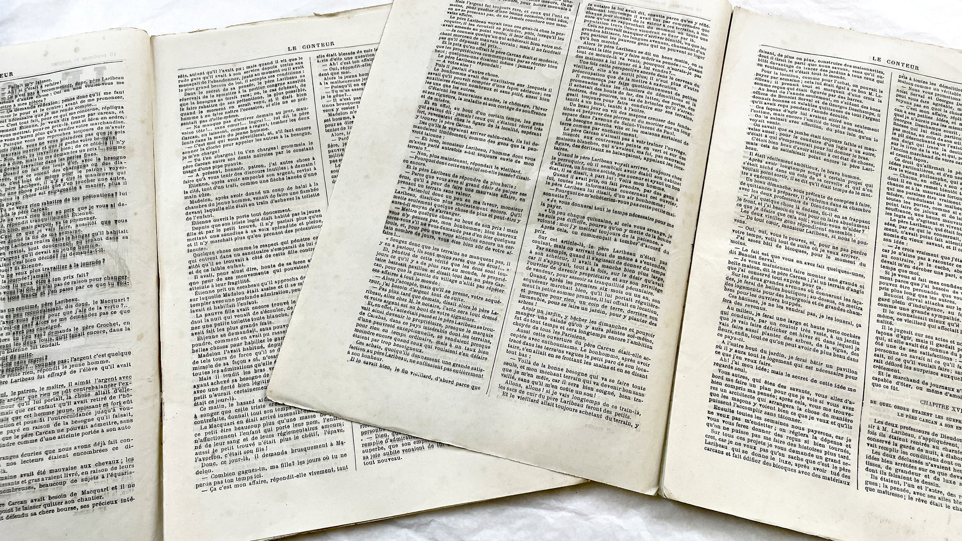 Late 19th - French Periodical Newspapers Le Conteur - Illustrated Victorian Fiction - 1880 Editions - Historical Literature