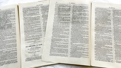 Late 19th - French Periodical Newspapers Le Conteur - Illustrated Victorian Fiction - 1880 Editions - Historical Literature