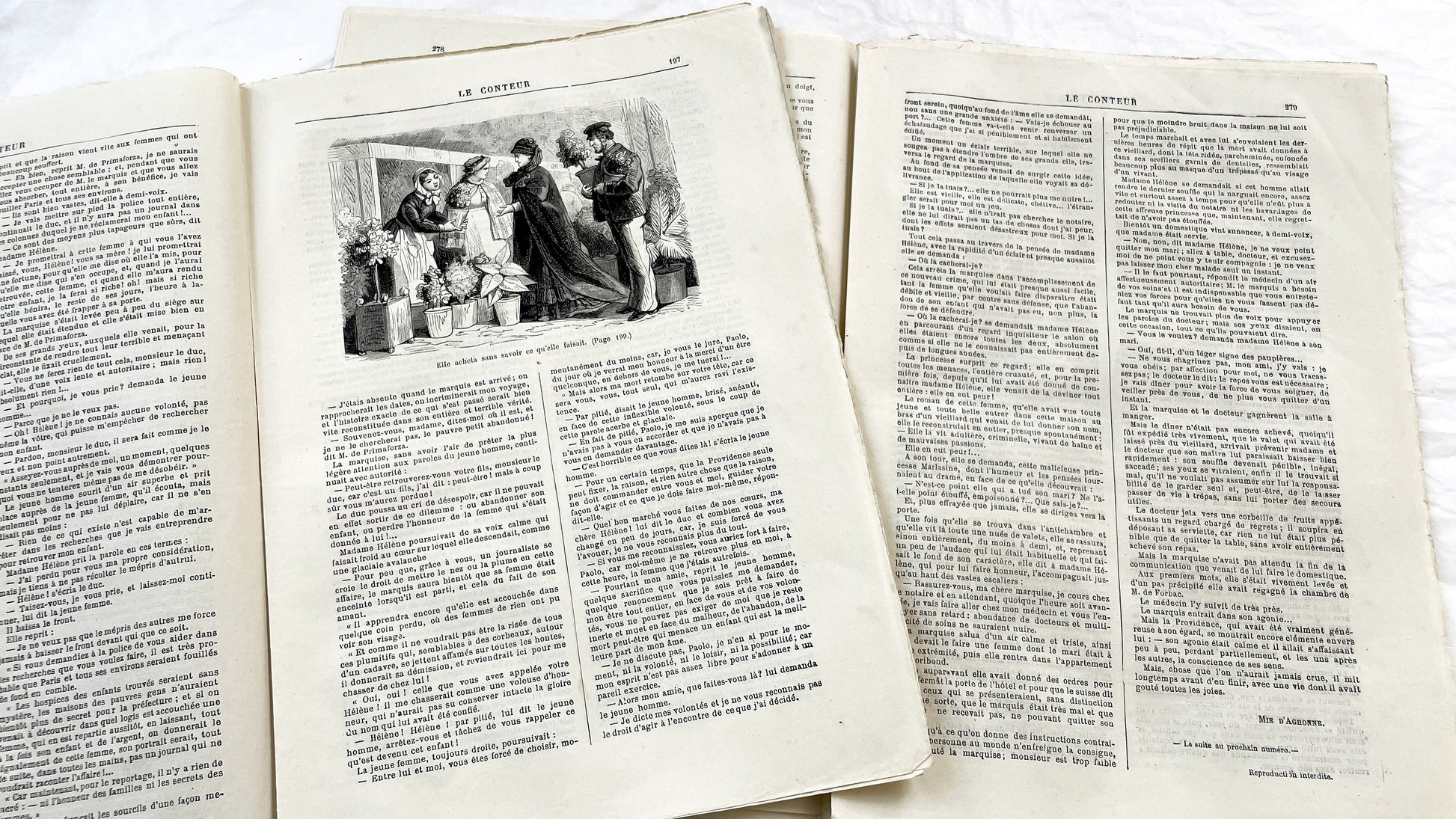 Late 19th - French Literary Periodicals - Vintage Magazine Issues from 1880-1881 - Illustrated Publications of Literature and Biographies
