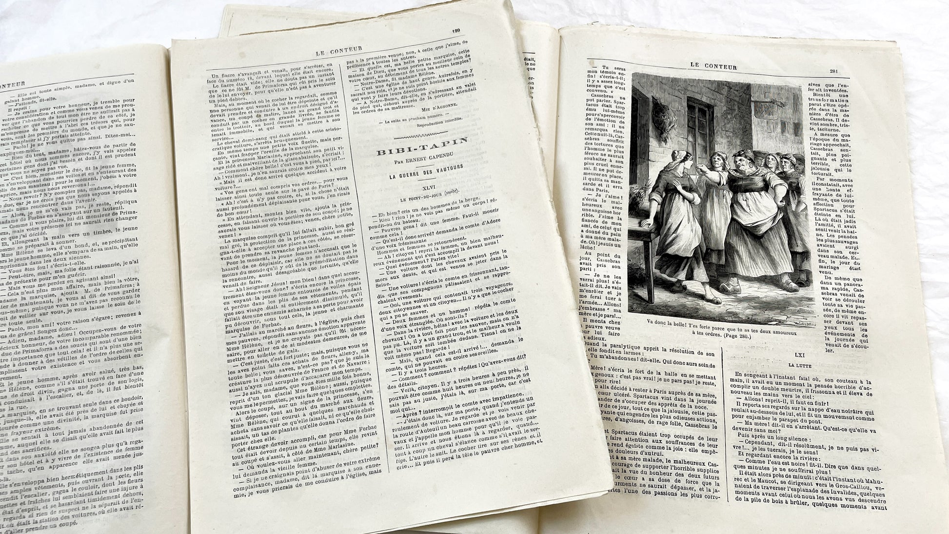 Late 19th - French Literary Periodicals - Vintage Magazine Issues from 1880-1881 - Illustrated Publications of Literature and Biographies