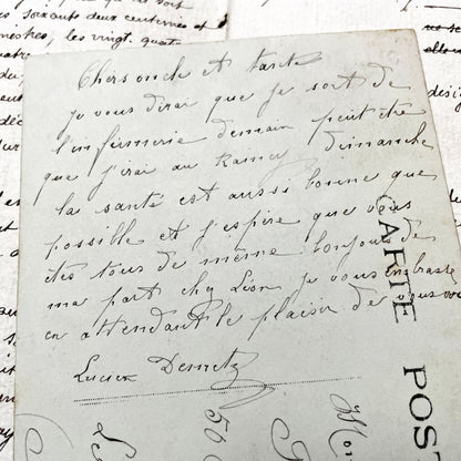 1910s - French Infantry Soldier Postcard - 76th Regiment Military Souvenir - Vintage Pre-WWI Ephemera - Historical Collectible Card