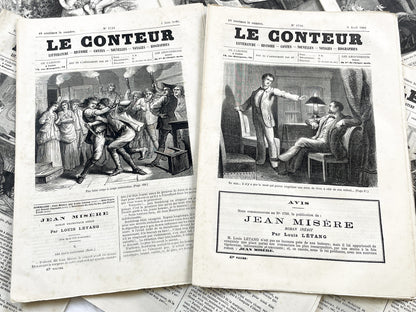 Late 19th - French Illustrated Newspaper Le Conteur - 1881 Editions - Literature, History, Tales, & Travel Periodical