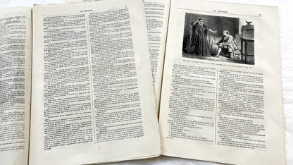 Late 19th - French Illustrated Periodicals Le Conteur - Historical News And Literature - 1881 Paris Print - Two Issues - Engravings