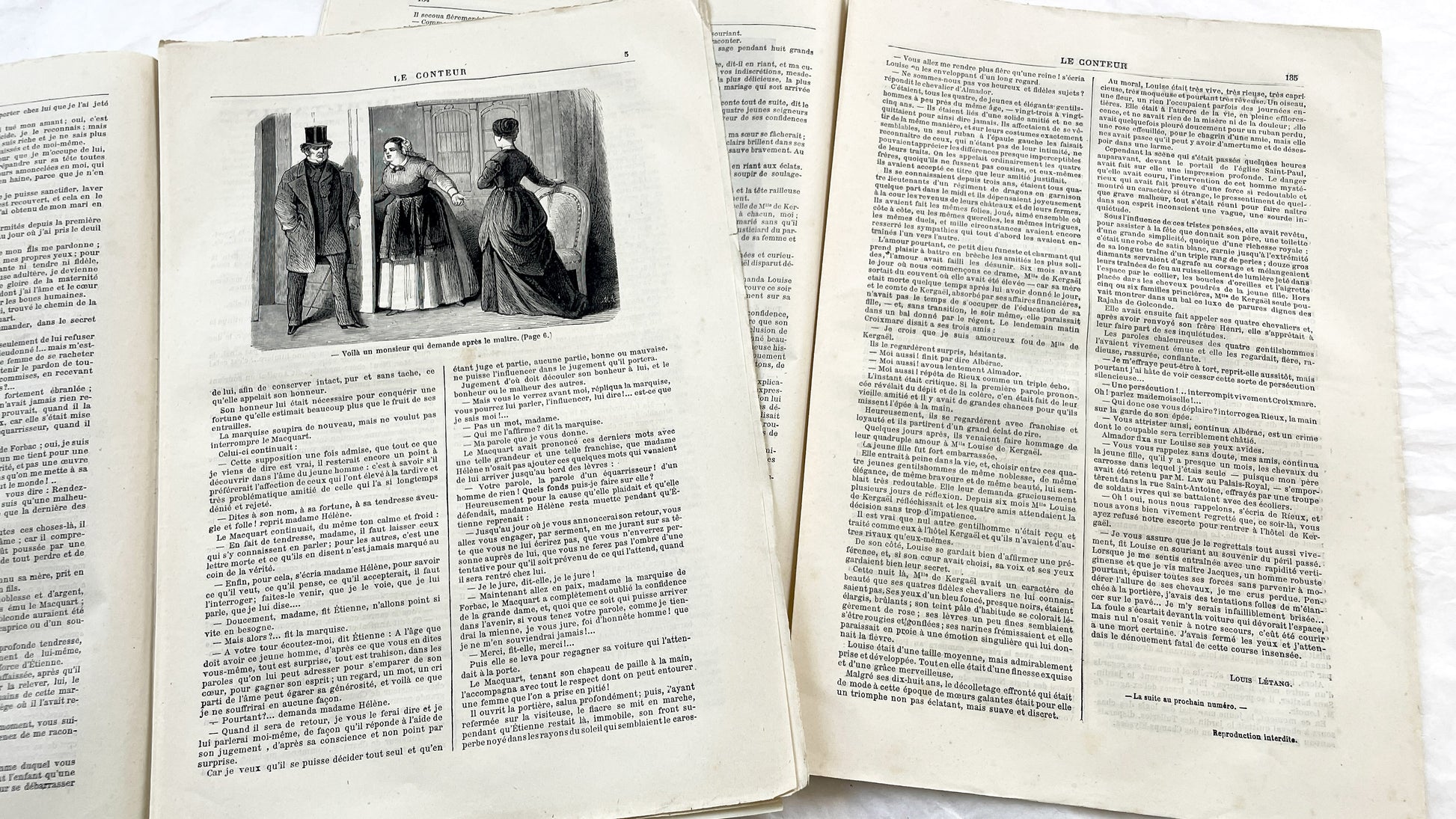 Late 19th - French Illustrated Periodicals Le Conteur - Historical News And Literature - 1881 Paris Print - Two Issues - Engravings