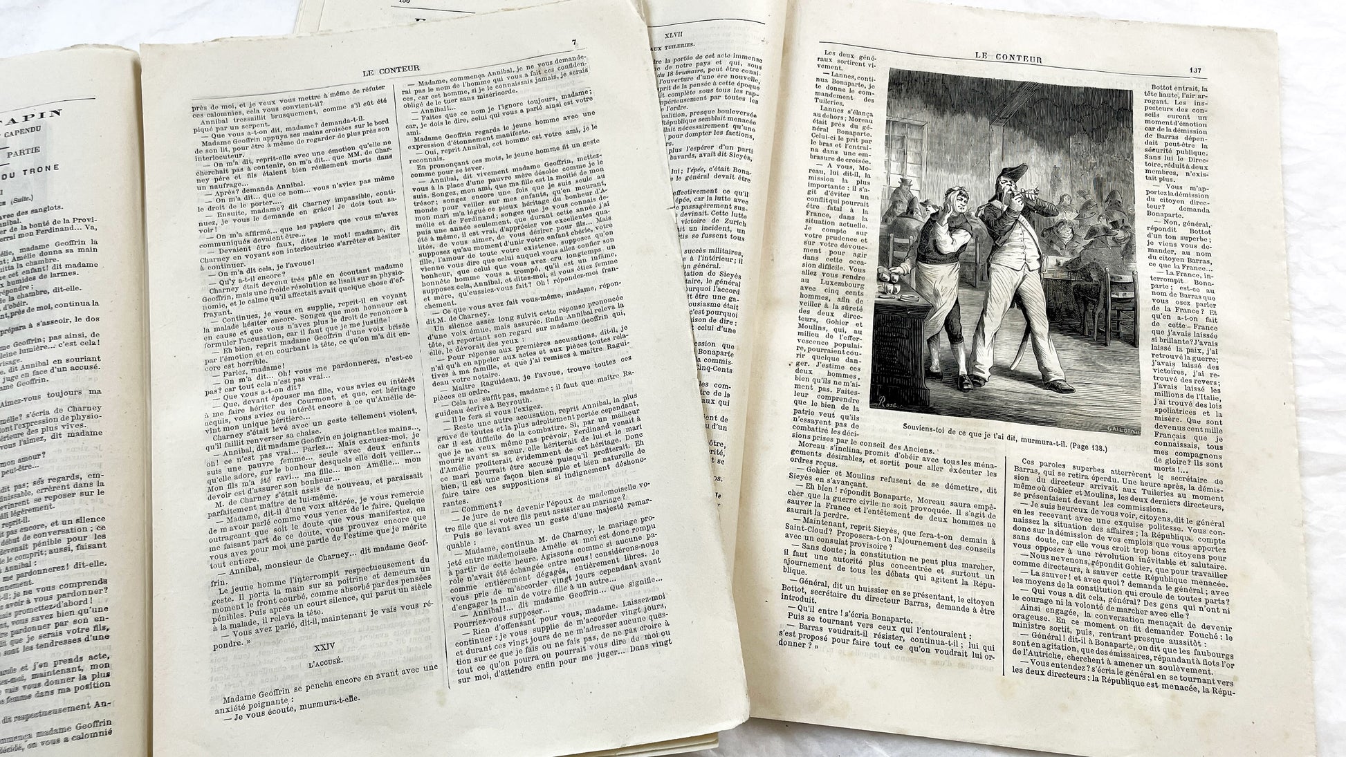 Late 19th - French Illustrated Periodicals Le Conteur - Historical News And Literature - 1881 Paris Print - Two Issues - Engravings