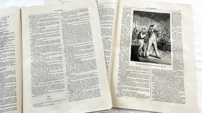 Late 19th - French Illustrated Periodicals Le Conteur - Historical News And Literature - 1881 Paris Print - Two Issues - Engravings